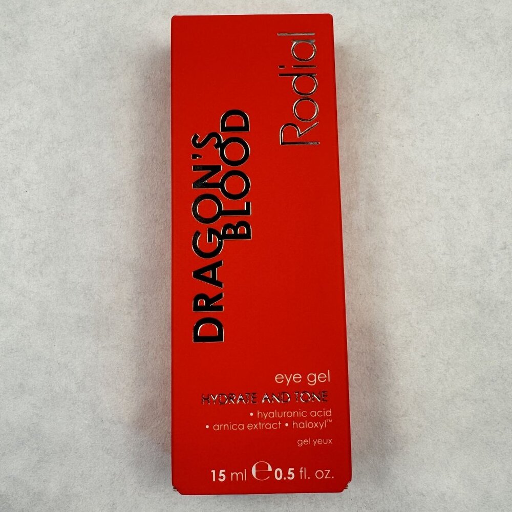 Rodial Dragons Blood Eye Gel 15ml Hydrating Toning Formula Hyaluronic Acid NEW